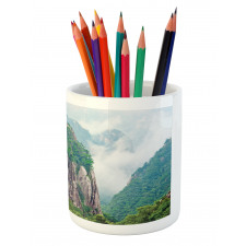 China Landscape Nature Pencil Pen Holder