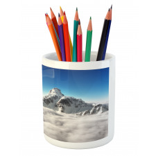 Mountain Sunny Sky Pencil Pen Holder