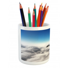 Mountain Sunny Sky Pencil Pen Holder