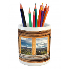 Mountains and Valleys Pencil Pen Holder