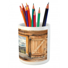 Mountains and Valleys Pencil Pen Holder