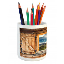 Mountains and Valleys Pencil Pen Holder