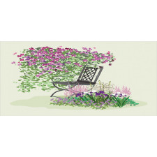 Flowers Blooming Garden Pencil Pen Holder