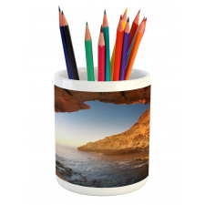 Sunset Pacific Paradise Pencil Pen Holder