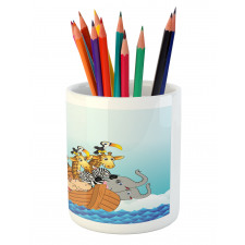 Ark Animal Couples Pencil Pen Holder