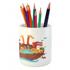 Sunny Day in the Ark Pencil Pen Holder