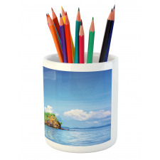 Idyllic Tropic Islands Pencil Pen Holder