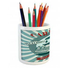 Car Wash Sign Commercial Pencil Pen Holder