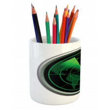 Plane Flight Screen Pencil Pen Holder