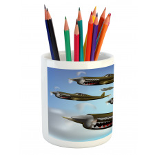 Aircrafts up in Air Pencil Pen Holder