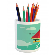 Watermelon on the Waves Pencil Pen Holder