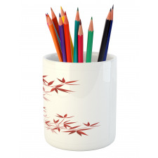 Bamboo Asian Nature Pencil Pen Holder