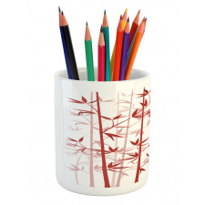 Bamboo Asian Nature Pencil Pen Holder