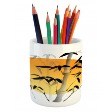 Bamboos Across the Sun Pencil Pen Holder