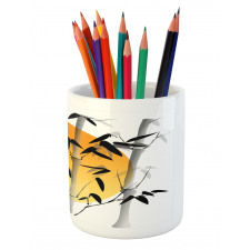 Bamboos Across the Sun Pencil Pen Holder