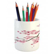 Japanese Cherry Branch Pencil Pen Holder