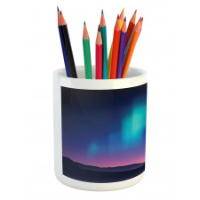 Aurora Borealis Tree Pencil Pen Holder