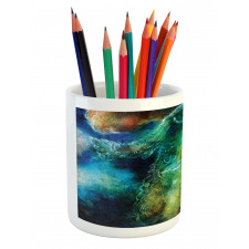 Mythical Phoenix Birth Pencil Pen Holder