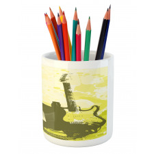 Design of Paint Spots Amphi Pencil Pen Holder