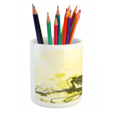 Design of Paint Spots Amphi Pencil Pen Holder