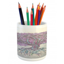 Watercolor Bohemian Pencil Pen Holder