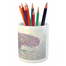 Watercolor Bohemian Pencil Pen Holder