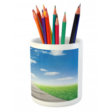 Meadow Countryside Path Pencil Pen Holder