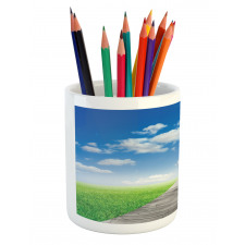 Meadow Countryside Path Pencil Pen Holder