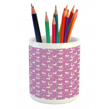 Llamas and Mountains Pencil Pen Holder