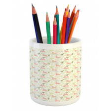 Scribbled Drawn Design Pencil Pen Holder