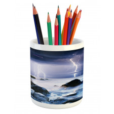 Stormy Weather in Summer Pencil Pen Holder