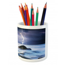 Stormy Weather in Summer Pencil Pen Holder
