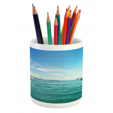 Sunny Day by the Sea Pencil Pen Holder