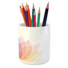 Delicate Leaves Art Pencil Pen Holder