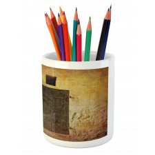 Historical Italian Door Pencil Pen Holder