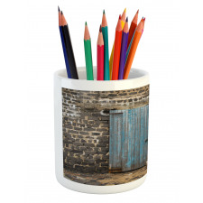 Medieval Stone Wall Pencil Pen Holder