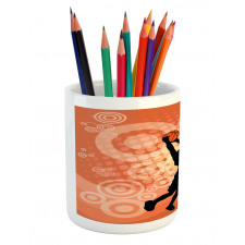 Basketball Dunk Athlete Pencil Pen Holder