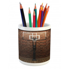 Basketball Field Sports Pencil Pen Holder