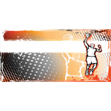 Basketball Doodle Art Pencil Pen Holder