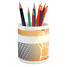 Basketball Doodle Art Pencil Pen Holder