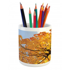 Maple Leaves Fall Autumn Pencil Pen Holder