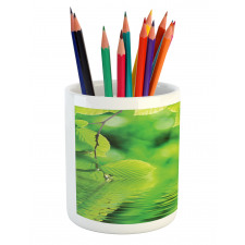 Leaves and River Peace Pencil Pen Holder