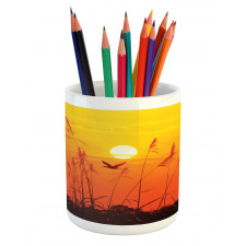 Flying Birds at Dusk Pencil Pen Holder