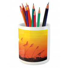 Flying Birds at Dusk Pencil Pen Holder