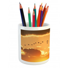 Flyingt Sunset Freedom Pencil Pen Holder