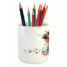 Modern Geometric Art Pencil Pen Holder