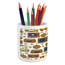 90s Theme Retro Pencil Pen Holder