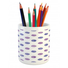 Watercolor Polka Dots Pencil Pen Holder