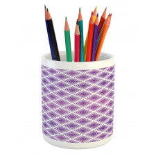 Retro Style Abstract Pencil Pen Holder