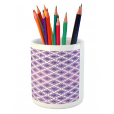 Retro Style Abstract Pencil Pen Holder